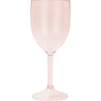 Sklenice Procos Sklenice na víno transparentní, opakovaně použitelné, Rose gold 2ks