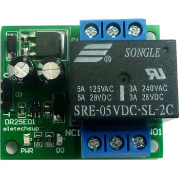 Relé LaskaKit_cz 1-kanál 6-24V bistabilní relé modul, Low level, 250VAC 2x3A