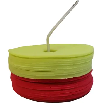 Sportovní kužel MERCO Značka na podlahu kruh - 12+12, sada 24 ks Barva: žluto-červená