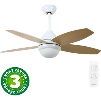 Stropní ventilátor se světlem Muna 106cm, 80W, 951lm, CCT, dálkové ovládání, 3 roky záruka