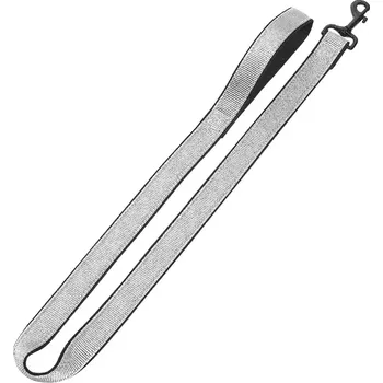 Vodítko pro psa Nobby Classic Reflect Soft vodítko neoprén 120cm / 25-30mm šedá