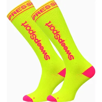 Dámské ponožky SWEEP SWEEP31 citronová/růžová 41 - 43