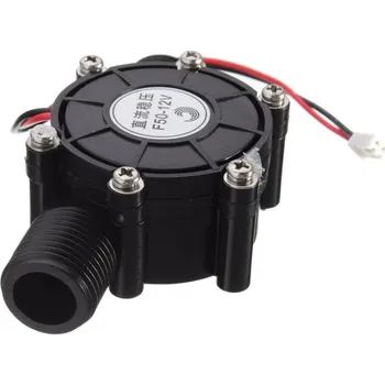 LaskaKit_cz Miniaturní vodní generátor 12V, šroubení 1/2“