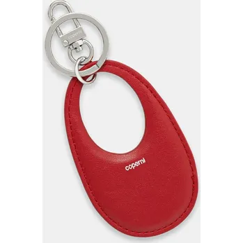 Kožená klíčenka Coperni Swipe Keychain COPSLG02F6043 červená 33X, vel. ONE SIZE