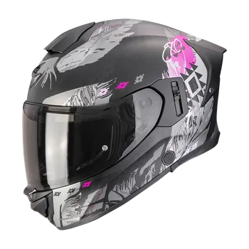 Helma na motorku EXO-530 AIR HADJI matná černo/růžová XXS (51/52)