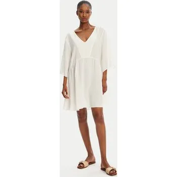 Dámské šaty Banana Moon Letní šaty Agathe Holidays LHN10 Bílá Loose Fit M