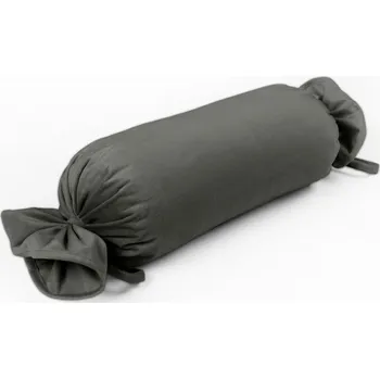 Dekorativní polštářek Sametový polštář válec bonbon Velvet Premium SVP-021 Tmavě šedozelený 15x80 cm