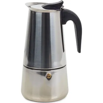 Příprava nápoje Verk 07008 Moka konvice stříbrná 9 šálků