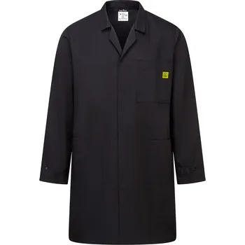 Gastro oděv PORTWEST ESD antistatický plášť Velikost: 4XL, Barva: černá