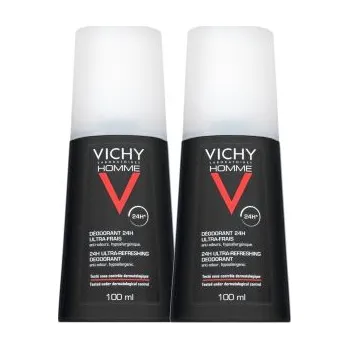 Vichy Homme deodorant 24H Ultra-Refreshing Deodorant 2 x 100 ml
