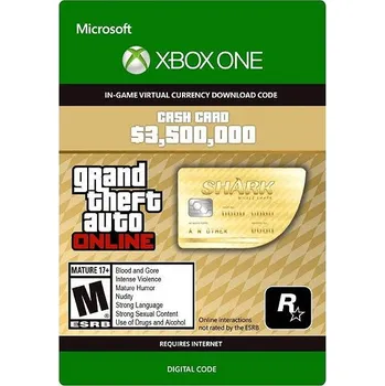 Počítačová hra Grand Theft Auto V (GTA 5): Whale Shark Card - Xbox Digital
