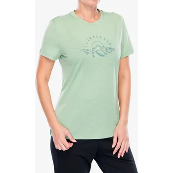 Dámská móda Merino triko dámské Icebreaker Merino 150 Tech Lite SS Tee Sunrise Sumit - seaglass