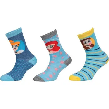 3PACK dětské ponožky Disney Princess vícebarevné (38291/blue) 27/30 Možnost vrácení zboží ZDARMA do 120 dnů!