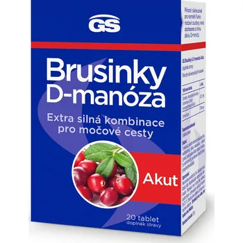 GS Brusinky & D-manóza Akut, 20 tab.