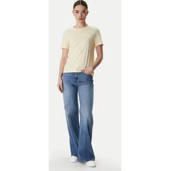 Vero Moda T-Shirt Paulina 10316991 Žlutá Regular Fit M