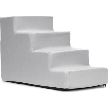 Schůdky pro psa 60x30x40 cm SPRINGOS PA0339 světle šedé