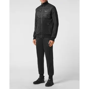 Dámské kalhoty Plein Sport Sada top a kalhoty 1927 Černá Regular Fit S