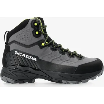 Pánská móda Vysoké trekové boty Scarpa Rush TRK LT GTX - gray/lime