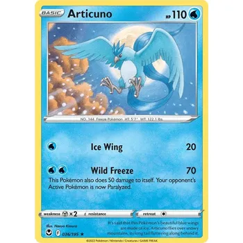 Sběratelská karetní hra Articuno 036/195 - Silver Tempest Typ karty: Reverse Holo