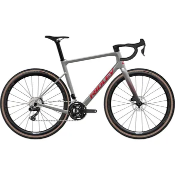 Silniční kolo RIDLEY kolo GRIFN RS GRX800 Di2 Battleship Grey/Candy Red Metallic velikost L