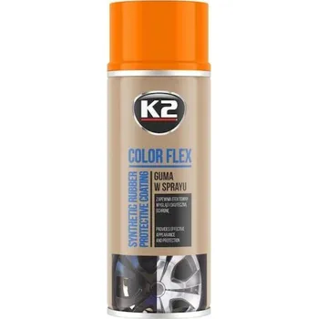 Auto-moto K2 COLOR FLEX ORANŽOVÁ 400 ML GUMA-FOLIE L343PO K2