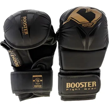Bojový sport MMA sparringové rukavice BOOSTER Bangkok 1 - černá/zlatá L
