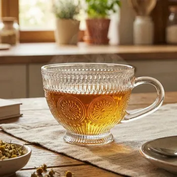 Skleněný hrnek DAISY 430 ml