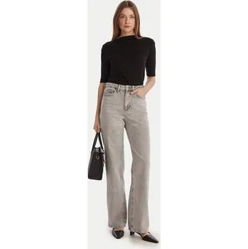 Oblečení a móda Vero Moda Jeansy Tessa 10345320 Šedá Wide Leg 31_32