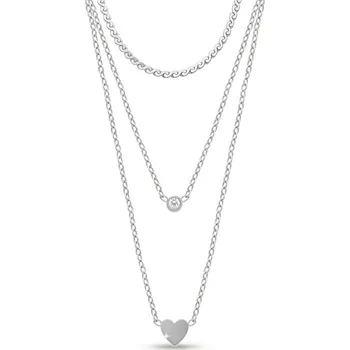 Řetízek VERONA 2579 Řetízek z chirurgické oceli trojitý Ellami