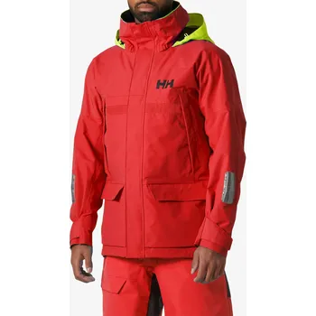 Pánská móda Bunda do deště Helly Hansen Pier 4.0 Jacket - alert red