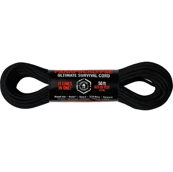 Horolezectví Pomocné lano Atwood Rope MFG Parapocalypse 15 m - black