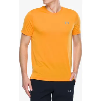Pánské tričko Rychleschnoucí triko Under Armour UA Launch Short Sleeve - squad orange/reflective