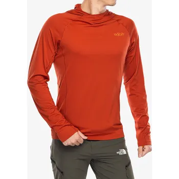 Pánská mikina Funkční mikina Rab Sonic Hoody - red clay
