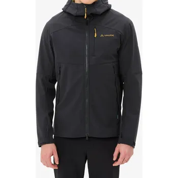 Softshellová bunda Vaude Roccia Softshell Jacket II - black/savanna