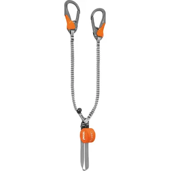 Via ferrata Ferratový tlumič pádu Petzl Scorpio Eashook - orange