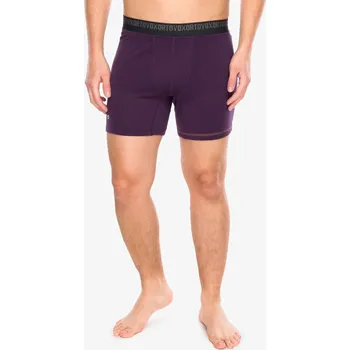 Pánské termoprádlo Funkční boxerky Ortovox 185 Rock N Wool Boxer - dark wild berry