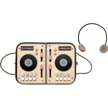 Dřevěná hračka Jabadabado Dj set v kufříku