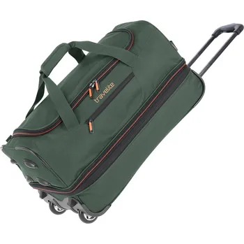 Cestovní taška Travelite Basics Cestovní taška na kolečkách S 55cm Zelená Rozšiřitelná