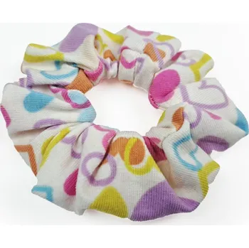 Čelenka Kocour Mourek GUMIČKA do vlasů SRDÍČKA BAREVNÁ Sprunchie