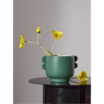 Sinsay - Květináč s uchy - mentolová - 833GJ-65X - 833GJ-65X-ONE