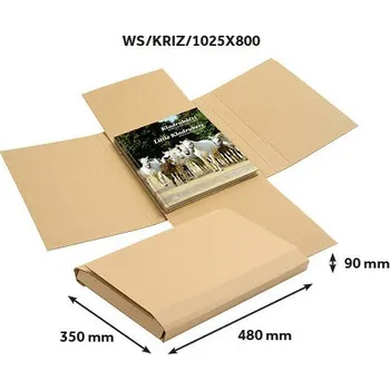 Obalový materiál Křížový obal A3 s rozměry 480 x 350 x 90 mm