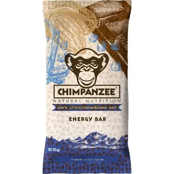 Chimpanzee Energy Bar Dark Chocolate - Sea Salt 55g