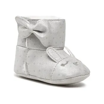 Dámské kozačky Kozačky Mayoral 9574 Stříbrná 16