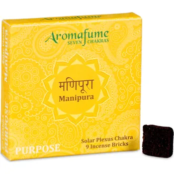 Aromafume Vonné cihličky 7 Čaker Manipura, 9 ks