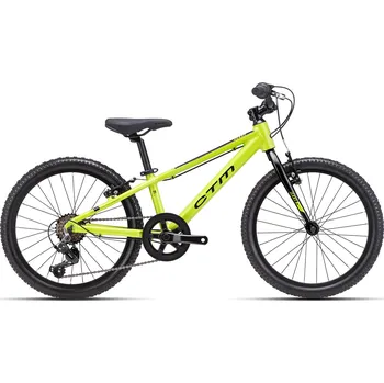 Dětské kolo CTM JERRY 1.0 20 - matná limetková / čierna