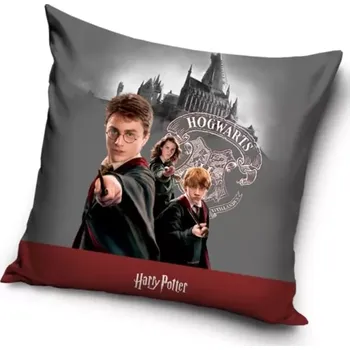 Dekorativní polštářek Carbotex Dekorační polštářek Harry Potter Kouzelnická škola 40x40cm