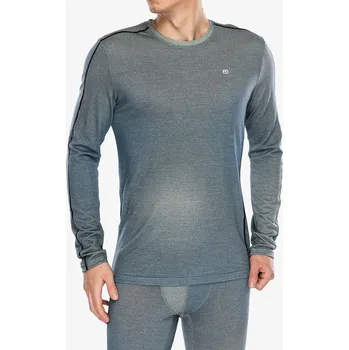 Funkční mikina Ortovox 185 Rock'N'Wool Print LS - aop green sage