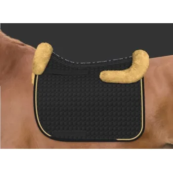 Jezdectví Podsedlová dečka Mattes Square s korekčnímu kapsami pravý beránek vpředu i vzadu s paspulkou