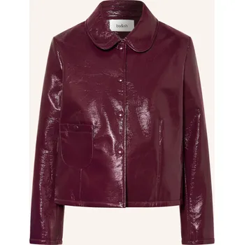 Dámský blejzr Ba&Sh Dámská Bunda V Koženém Vzhledu, tmavě fialová, 34