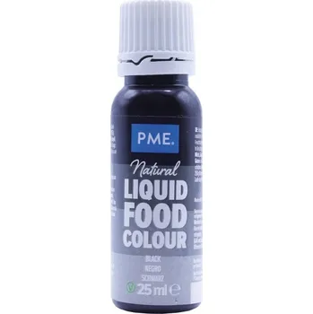 Přisada na vaření a pečení Přírodní potravinářská barva černá 25 ml - PME